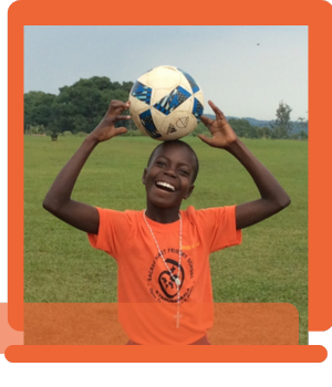 african kid help from angels for brazil and africa